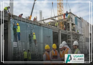 اشراف المهندسون سعوديون على تنفيذ مشروع بناء في السعودية