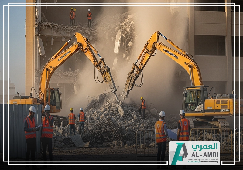 إنجازات العمري في قطاع الكهروميكانيك واللاندسكيب